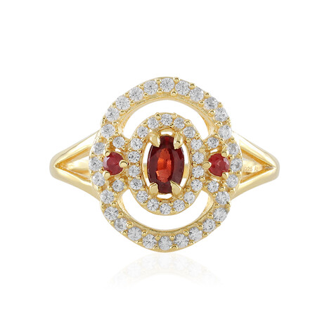 Tanzanian Ruby Silver Ring