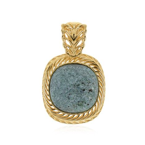 Ciondolo in argento con Fuchsite (dagen)