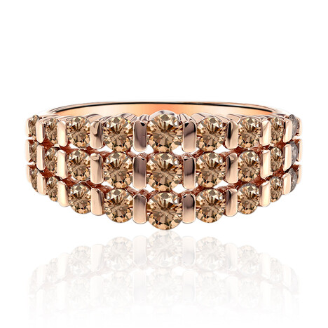 Anello in oro con Diamante Rose de France SI1 di Argyle (Annette)