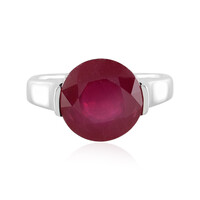 Anello in argento con Rubino del Madagascar