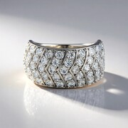 Bague en argent et Zircon (KM by Juwelo)