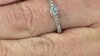 Bague en argent et Zircon