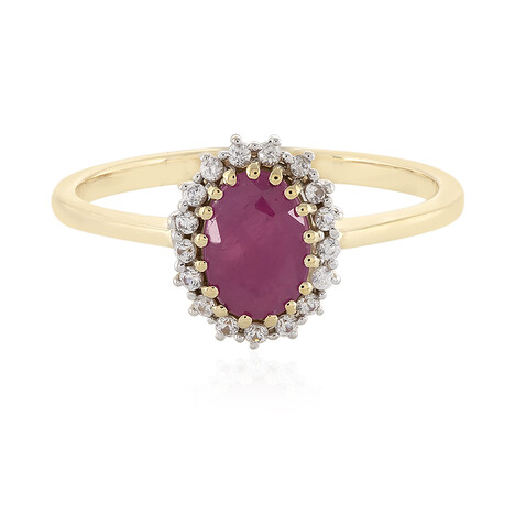 Bague en or et Rubis