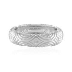Anillo en plata con Diamante I2 (H) (de Melo Essence)