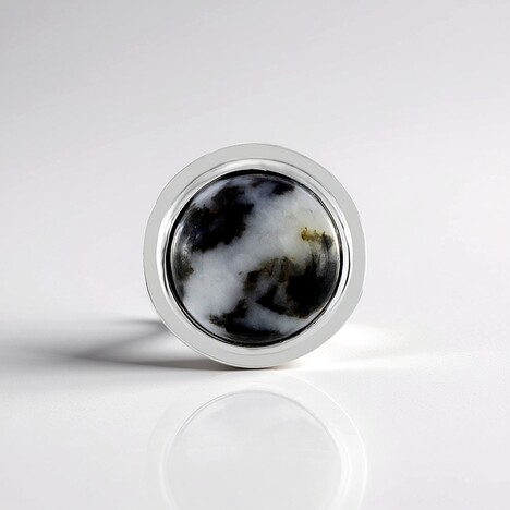 Ciondolo in argento con Dolomite White Buffalo (MONOSONO COLLECTION)