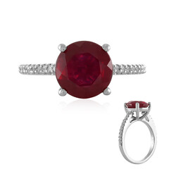 Anillo en plata con Rubí de Madagascar