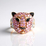 Bague en argent et Spinelle noir (Gems en Vogue)