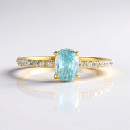 Bague en argent et Zircon de Ratanakiri