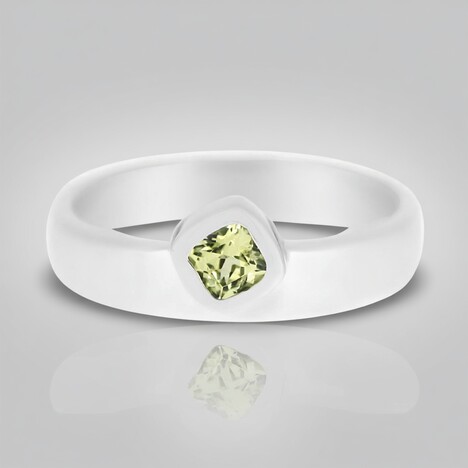 Anello in argento con Granato Mali