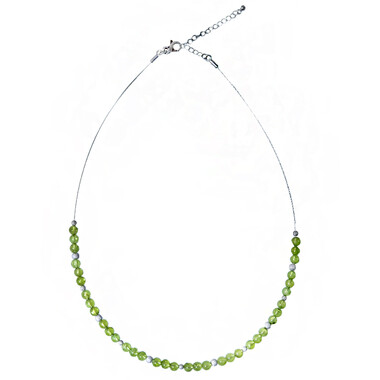 Collar en plata con Peridoto