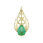 9K Ethiopian Emerald Gold Pendant (Ornaments by de Melo)