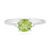 Anillo en plata con Peridoto