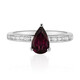 Anello in argento con Rodolite