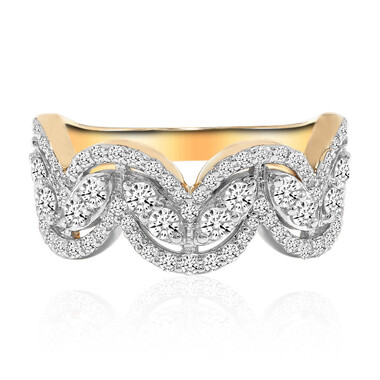 Anello in oro con Diamante SI1 (G) (Annette)