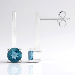 Orecchini in argento con Fluorite Braldu