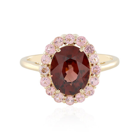 Mahagoni-Zirkon-Goldring