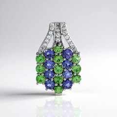 Ciondolo in argento con Tanzanite