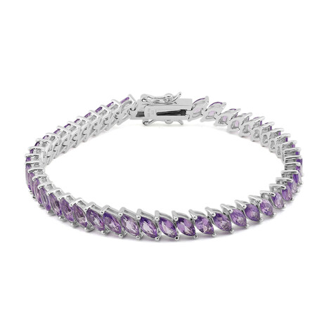 Bracciale in argento con Ametista