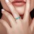 Anello in argento con Apatite Blu Neon