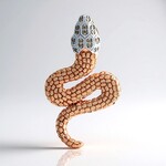 Ciondolo in argento con Diamante Argyle Rose de France I1 (Annette)
