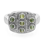 Alexandrit-Katzenauge-Silberring