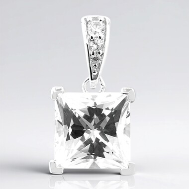 Danburite Silver Pendant