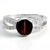 Bague pour homme en argent et Scapolite œil-de-chat
