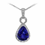 Collar en oro con Tanzanita AAA (CIRARI)