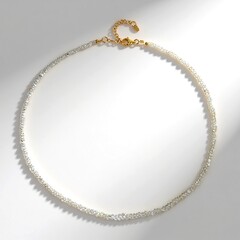 Collana in argento con Petalite