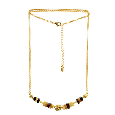 Collana in argento con Ambra Baltica (dagen)