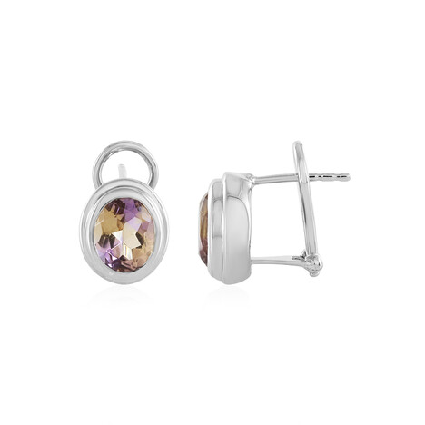 Ametrine Silver Earrings