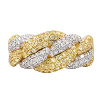 Bague en or et Diamant SI2 jaune (CIRARI)