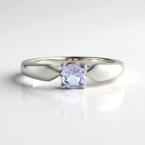 Anello in argento con Tanzanite (non riscaldata)