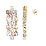 Pendientes en oro con Zafiro (CIRARI)