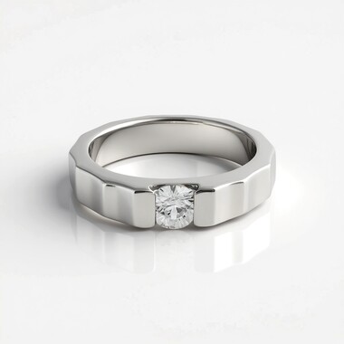 Anello in argento con Zircone