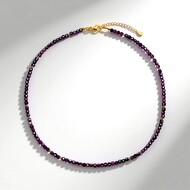 Collar en plata con Rubí