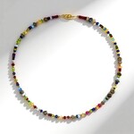 Collana in argento con Acquamarina Brasiliana (Adela Silber)
