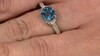 Anillo en plata con Topacio de Marambaia