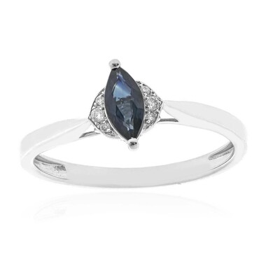 Blauer Ceylon-Saphir-Goldring
