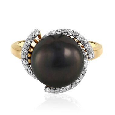 Tahitiperlen-Goldring (TPC)