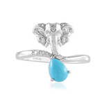 Sleeping Beauty-Türkis-Silberring (Faszination Türkis)