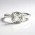 Anello in argento con Ametista Verde