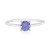 Bague en platine et Tanzanite AAA