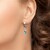 Green Kyanite Silver Earrings