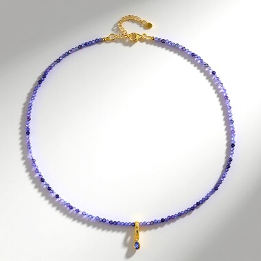 Collar en plata con Tanzanita