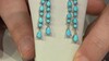 Pendientes en plata con Turquesa bella durmiente (Faszination Türkis)