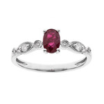 Anillo en oro con Rubí de Mozambique AAA