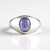 Anello in argento con Tanzanite