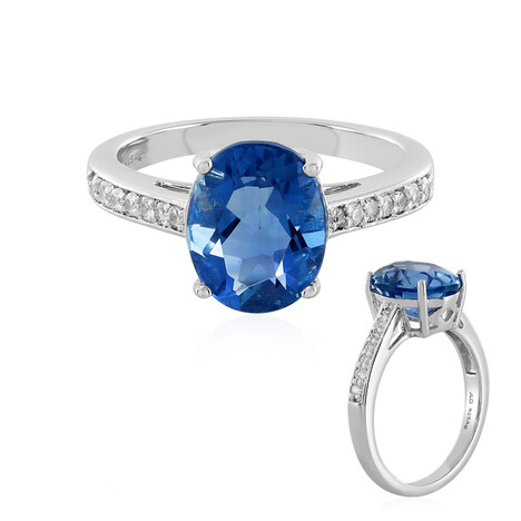 Farbwechsel-Fluorit-Silberring