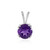Amethyst-Silberanhänger